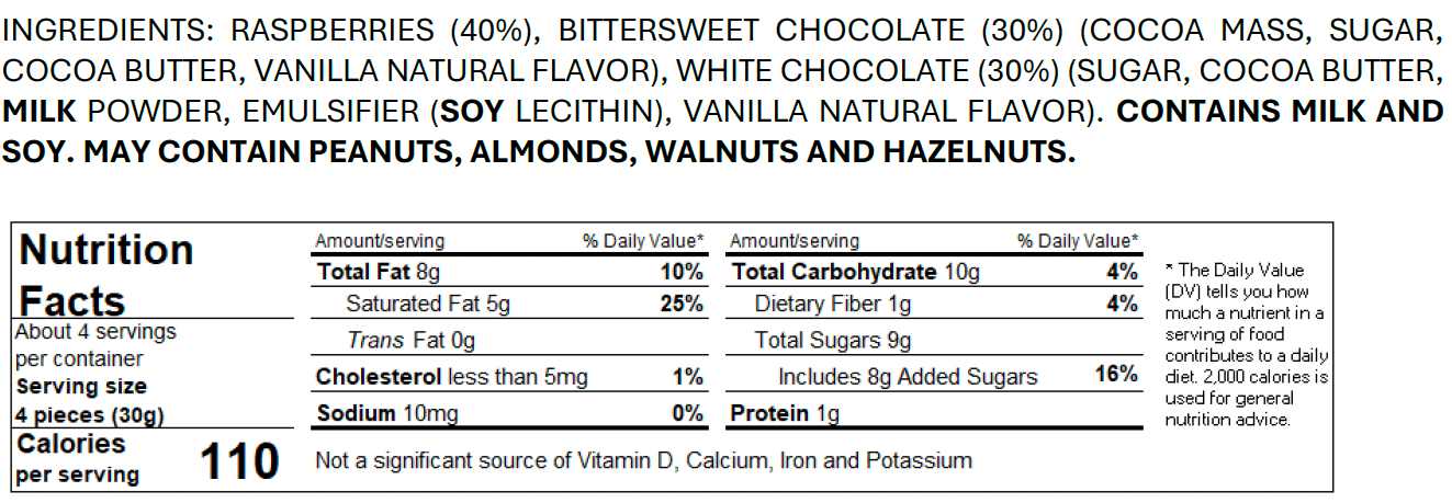 7604 NFT Raspberries Coated in Dark & White Chocolate - Franuí