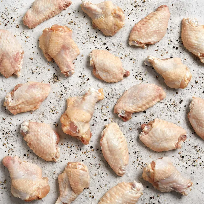 4209 WF Raw kosher chicken wing party 007 Poultry