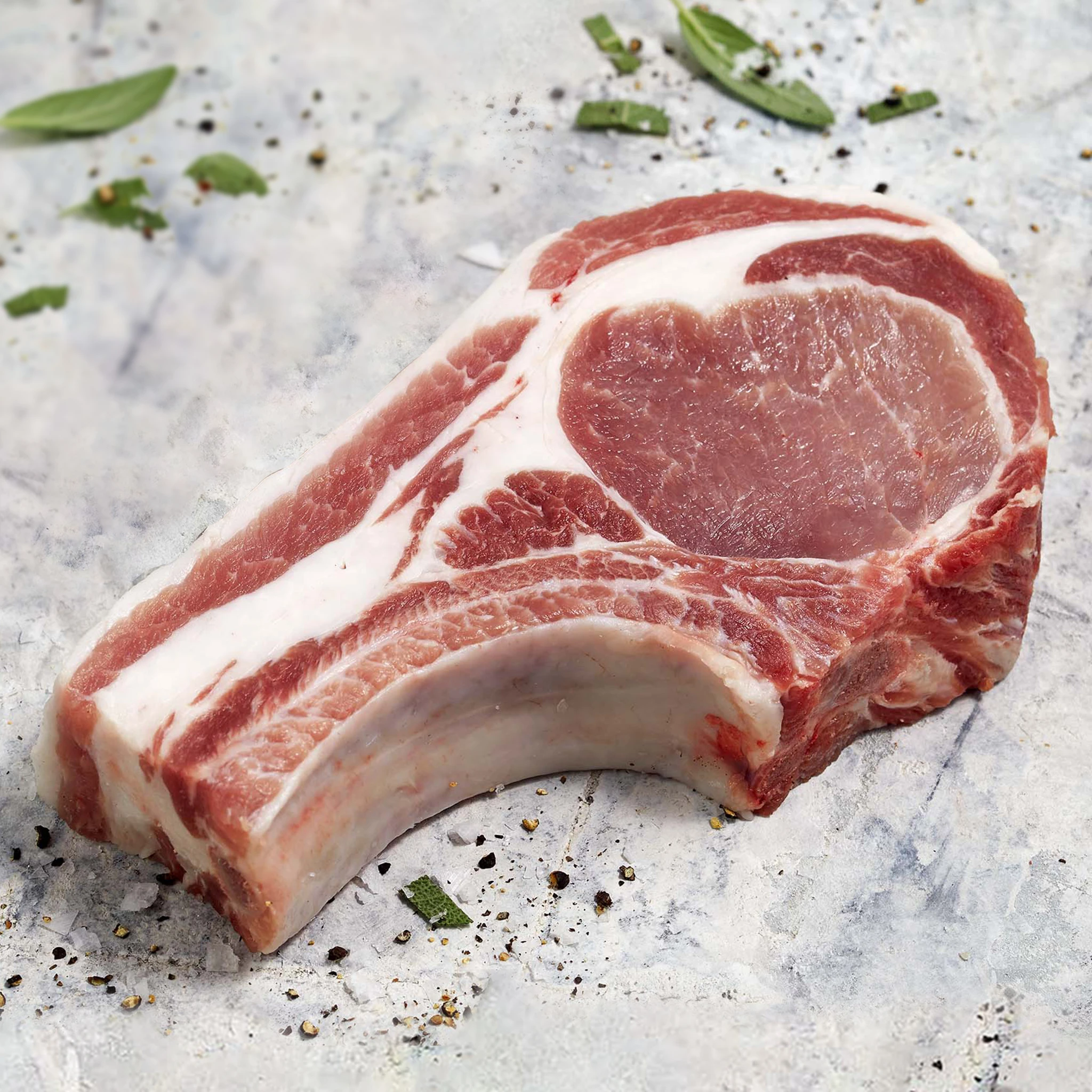 WFC 6802 Pork Chop BIRibEndThick Berkshire Raw