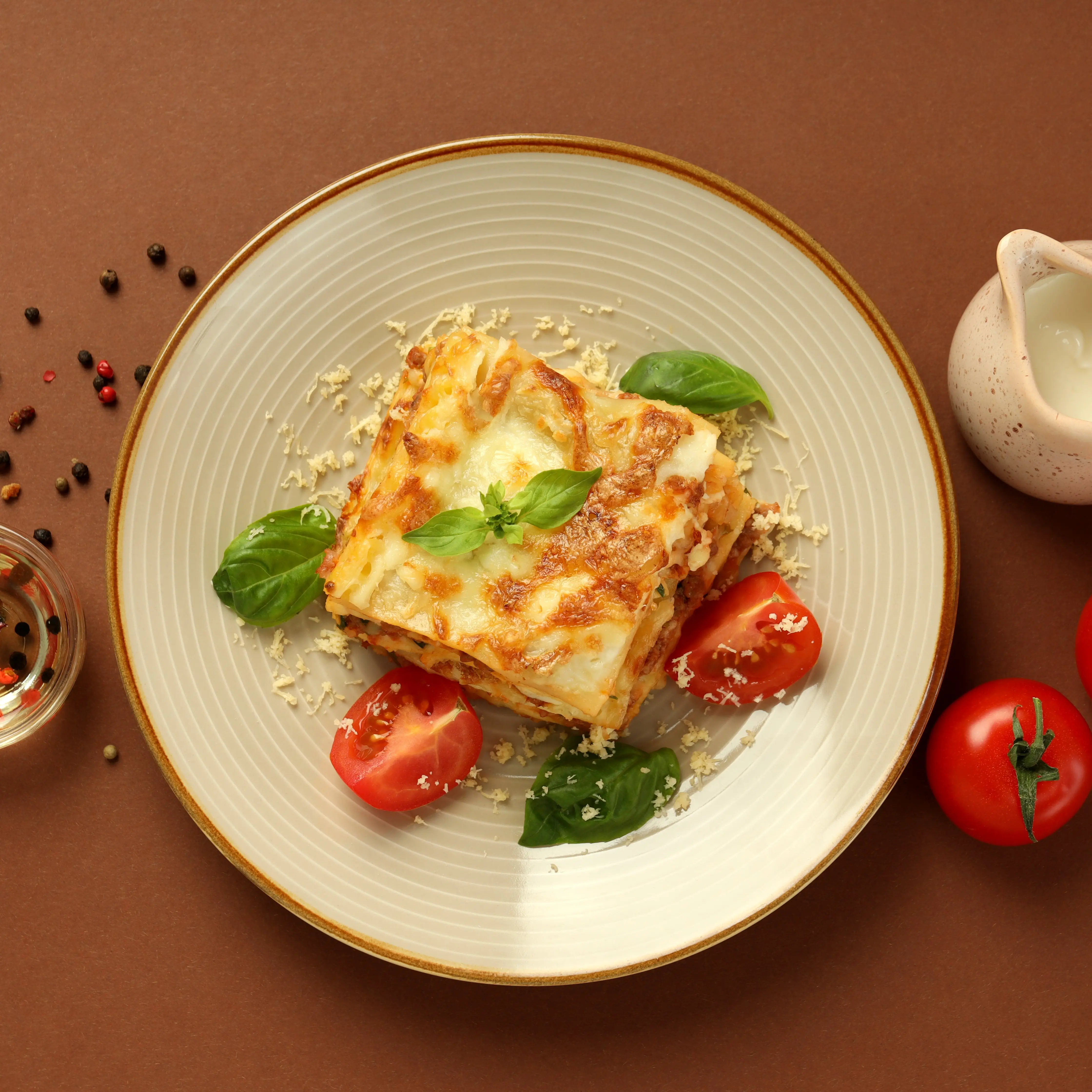 22636 COOKED Roasted Vegetable Lasagna 400g - LCR