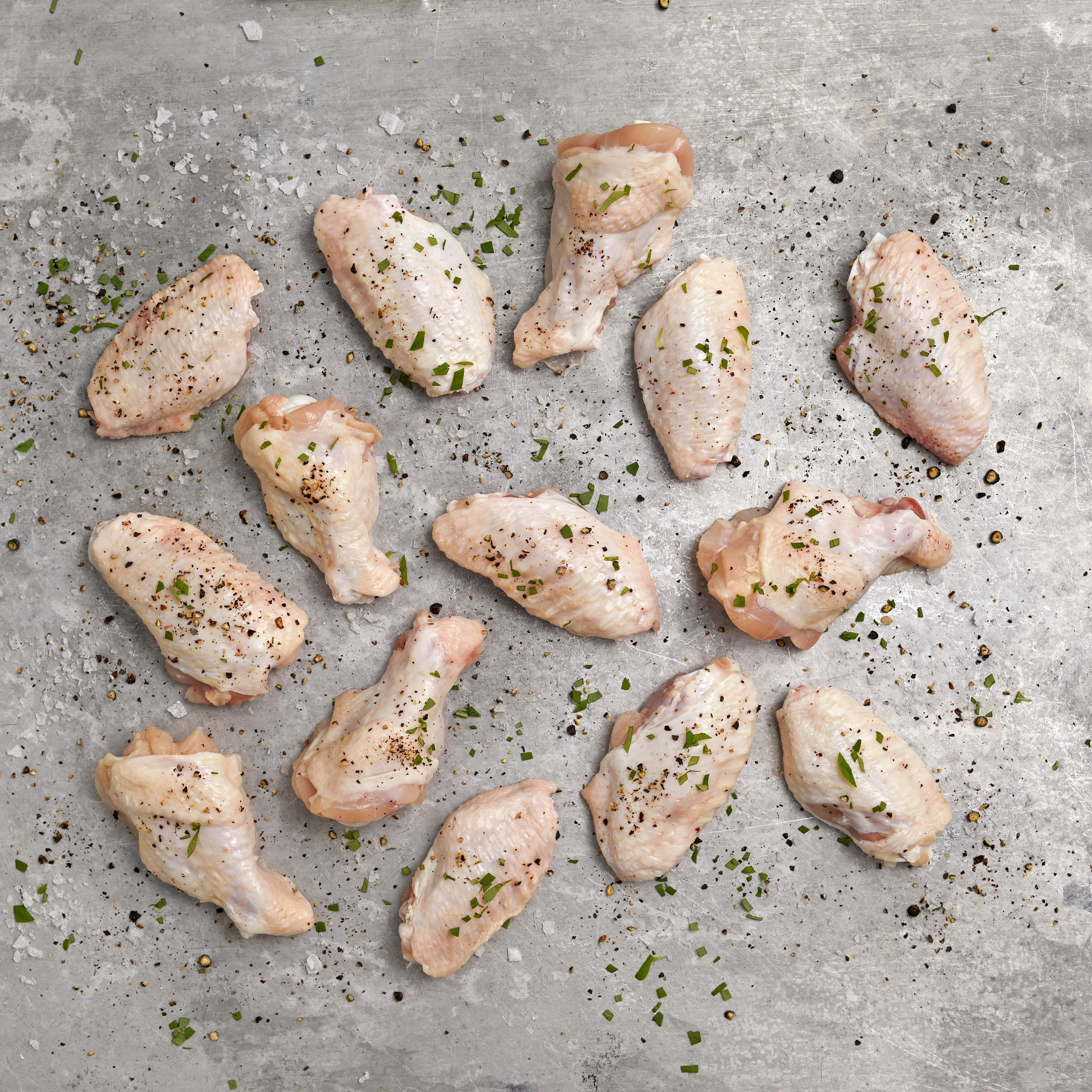 WFC 7065 7071 Chicken SplitWings Organic Raw