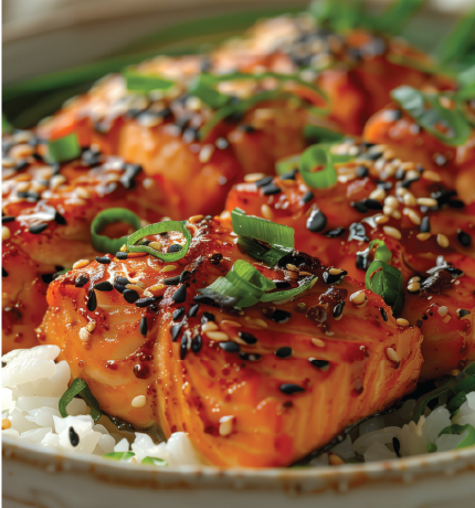 Teriyaki Salmon Rice Bowl