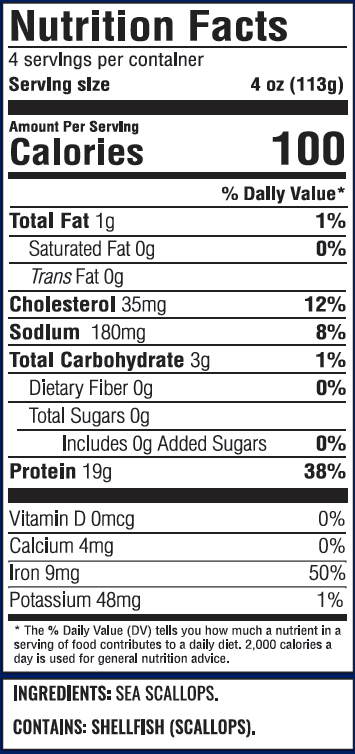 6344 - Sea Scallop Dry Jumbo Pieces - NFT V2