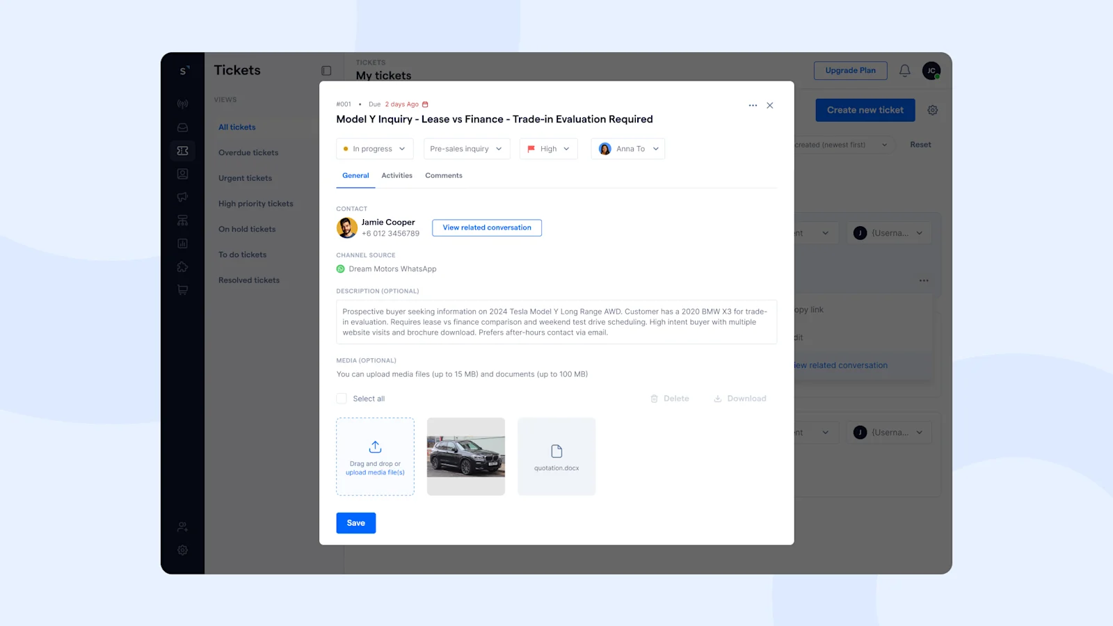 SleekFlow Ticketing System2