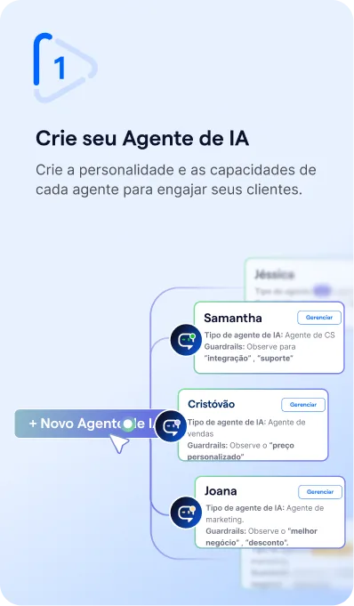 Crie um agente PT BR