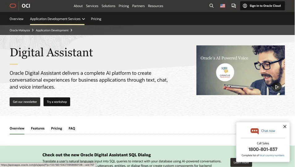 Oracle Digital Assistant