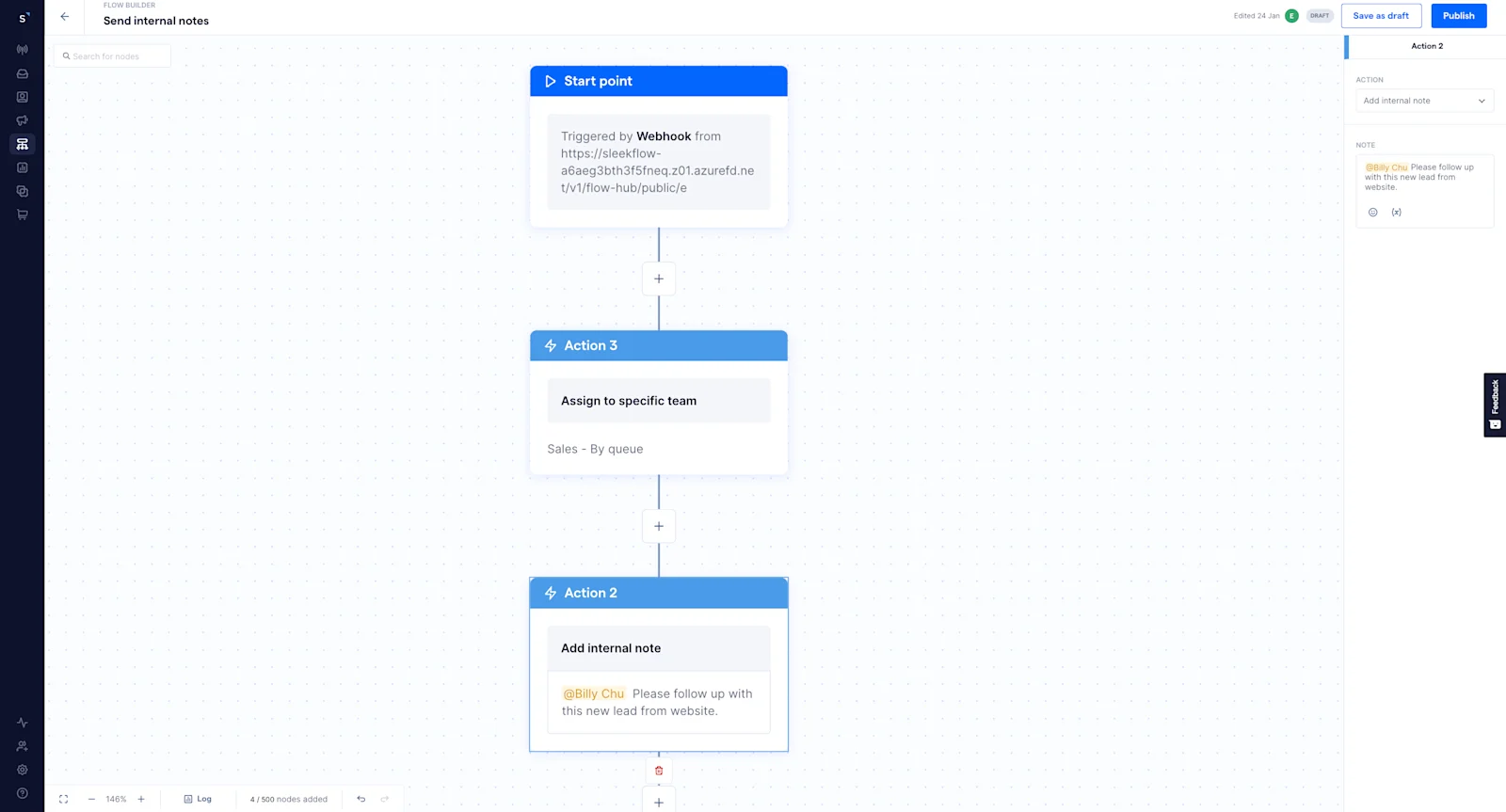 flow builder internal