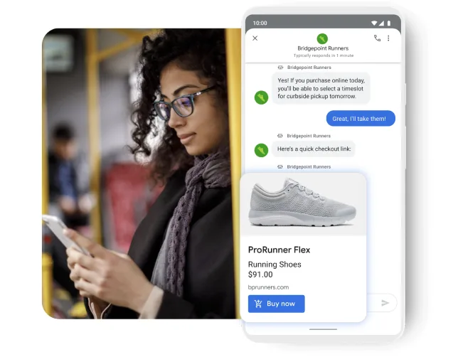 Use Google Business Messages to sell more