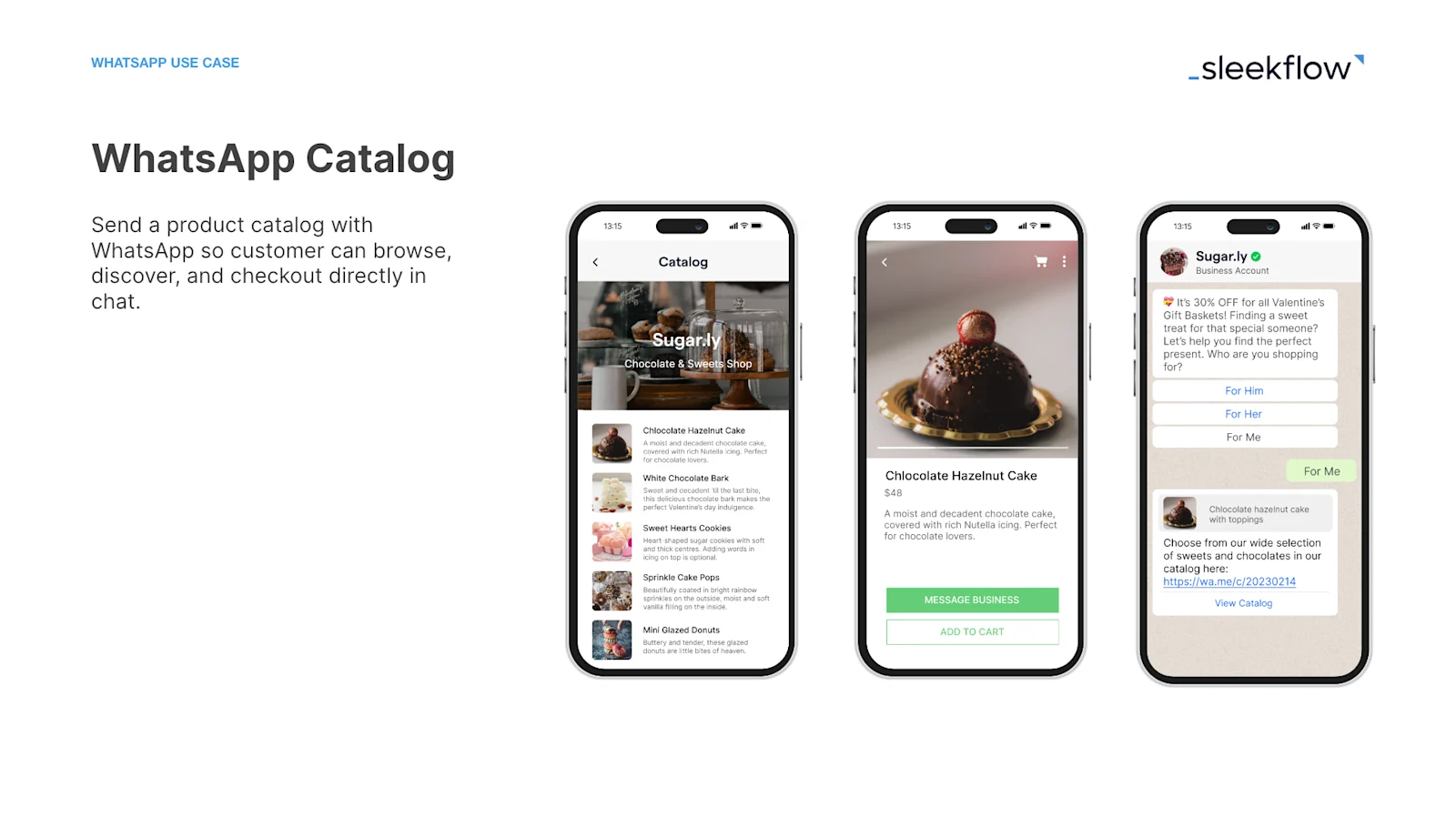 WhatsApp Business catalog powered by SleekFlow