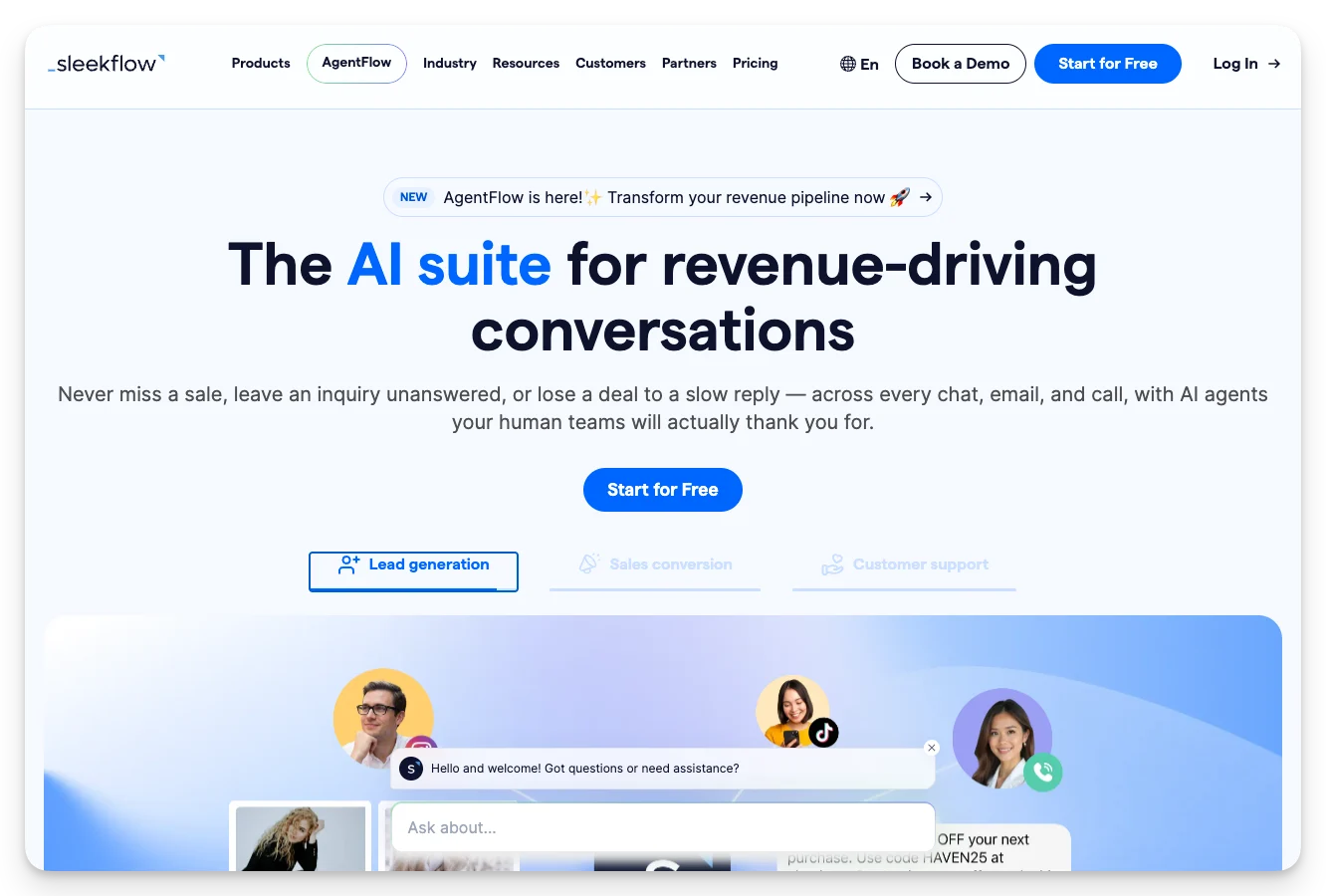 agentflow home