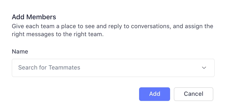 Add SleekFlow members