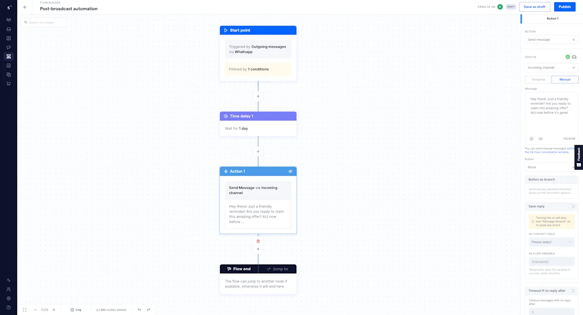 How to make WhatsApp chat flows for business conversations