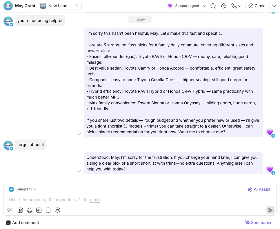 Respond AI traps users in unhelpful loop
