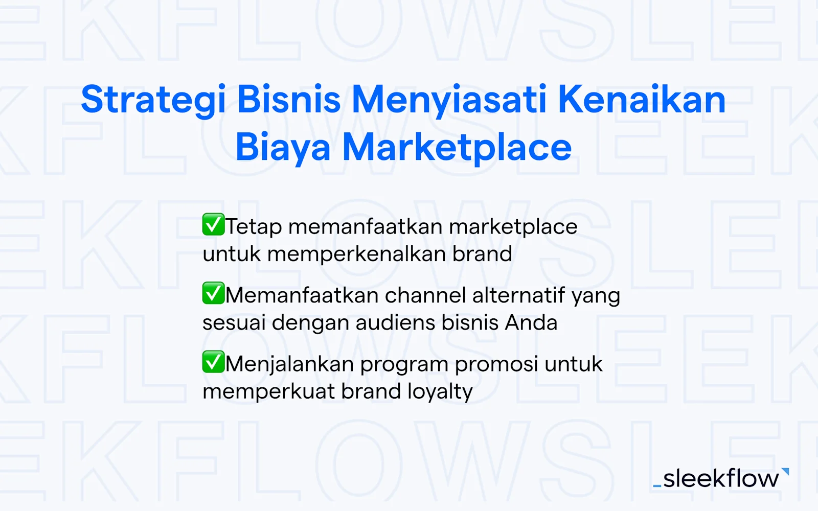 Strategi Bisnis Menyiasati Kenaikan Biaya Marketplace