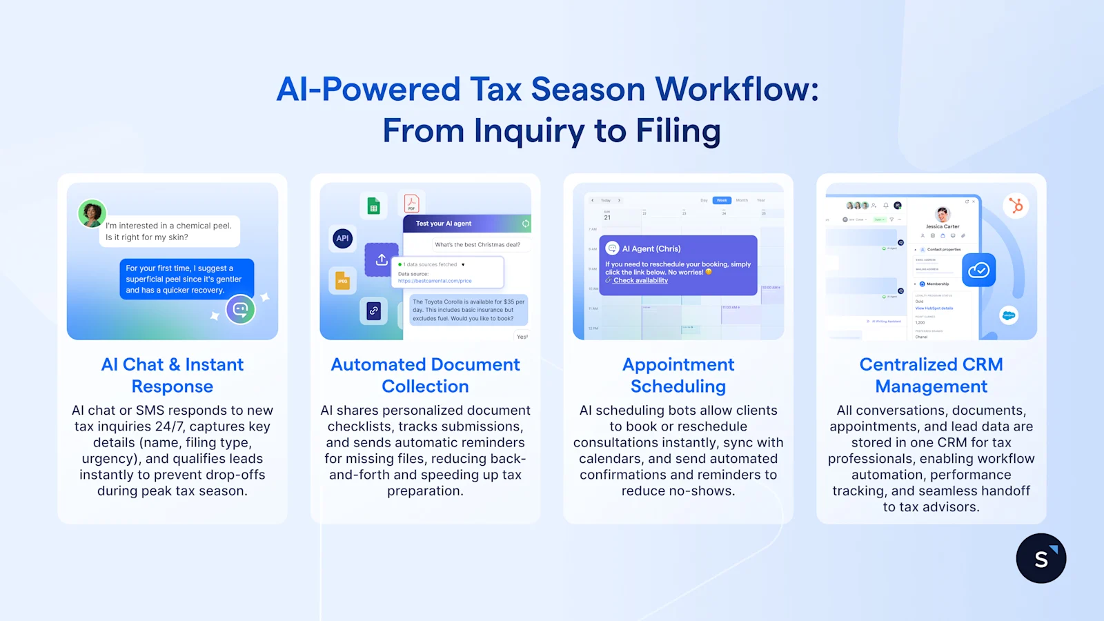AI powered tax season workflow