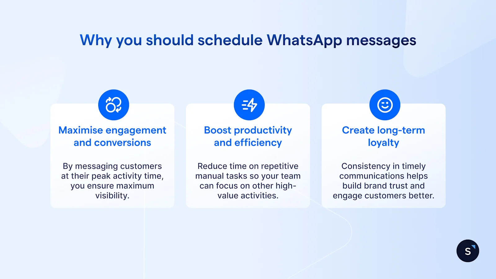 Why you need to schedule whatsapp message