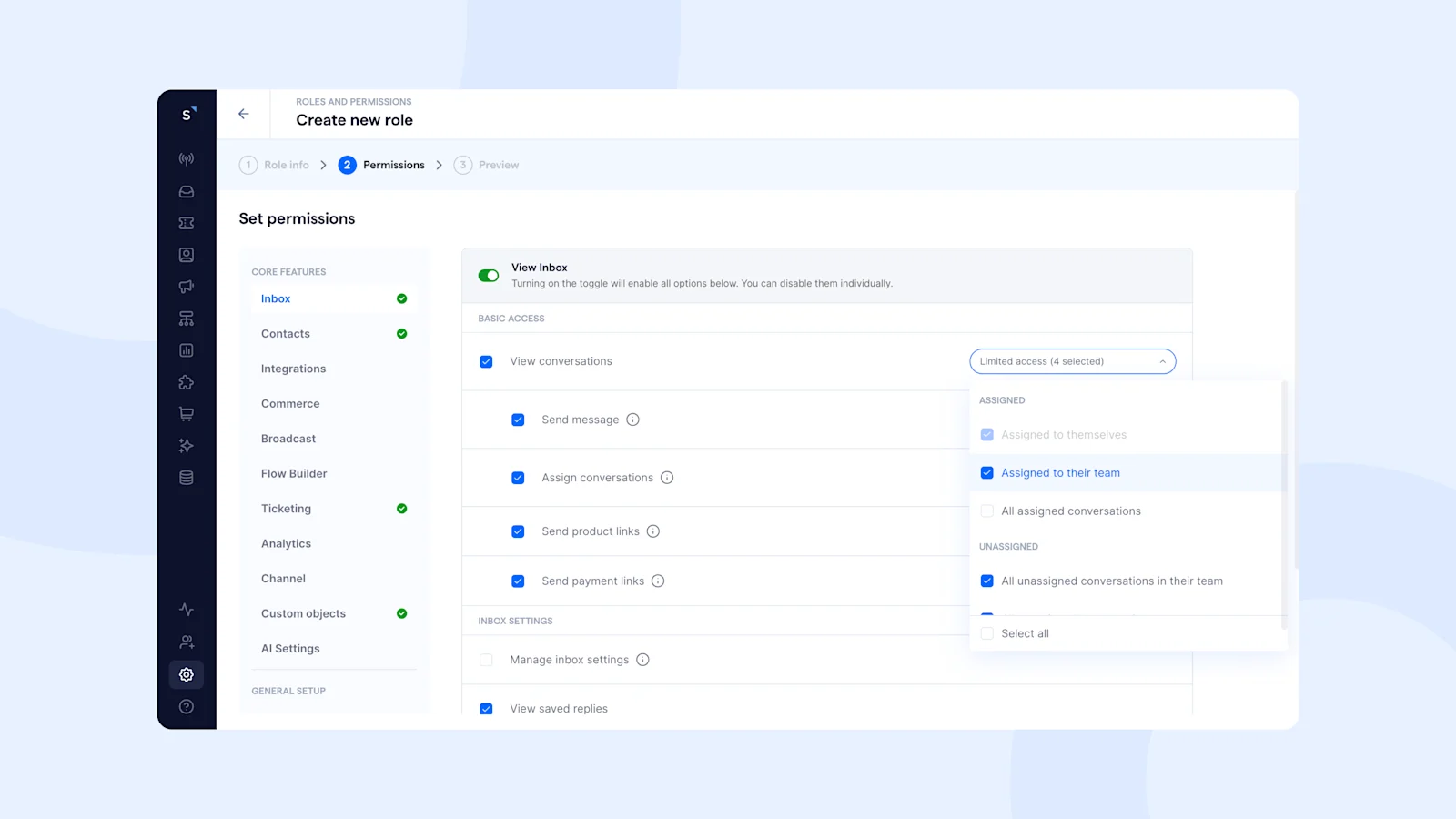 rbac team-based access