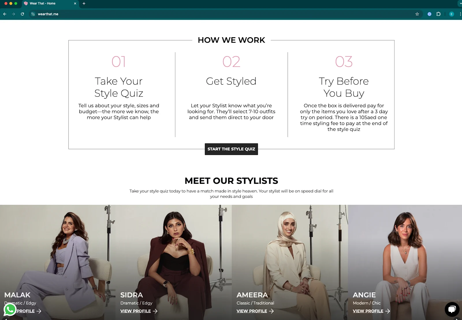 WEar That website