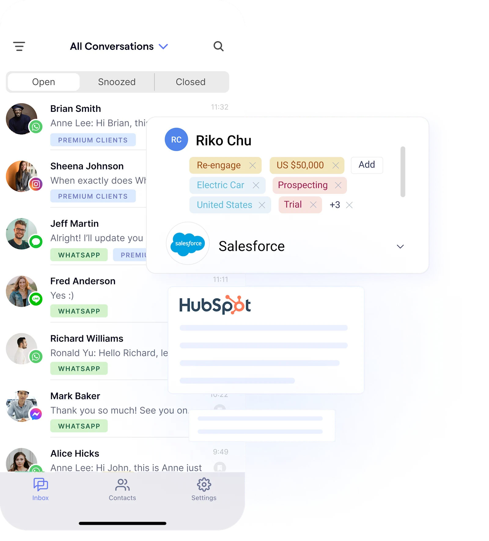 SleekFlow crm integration