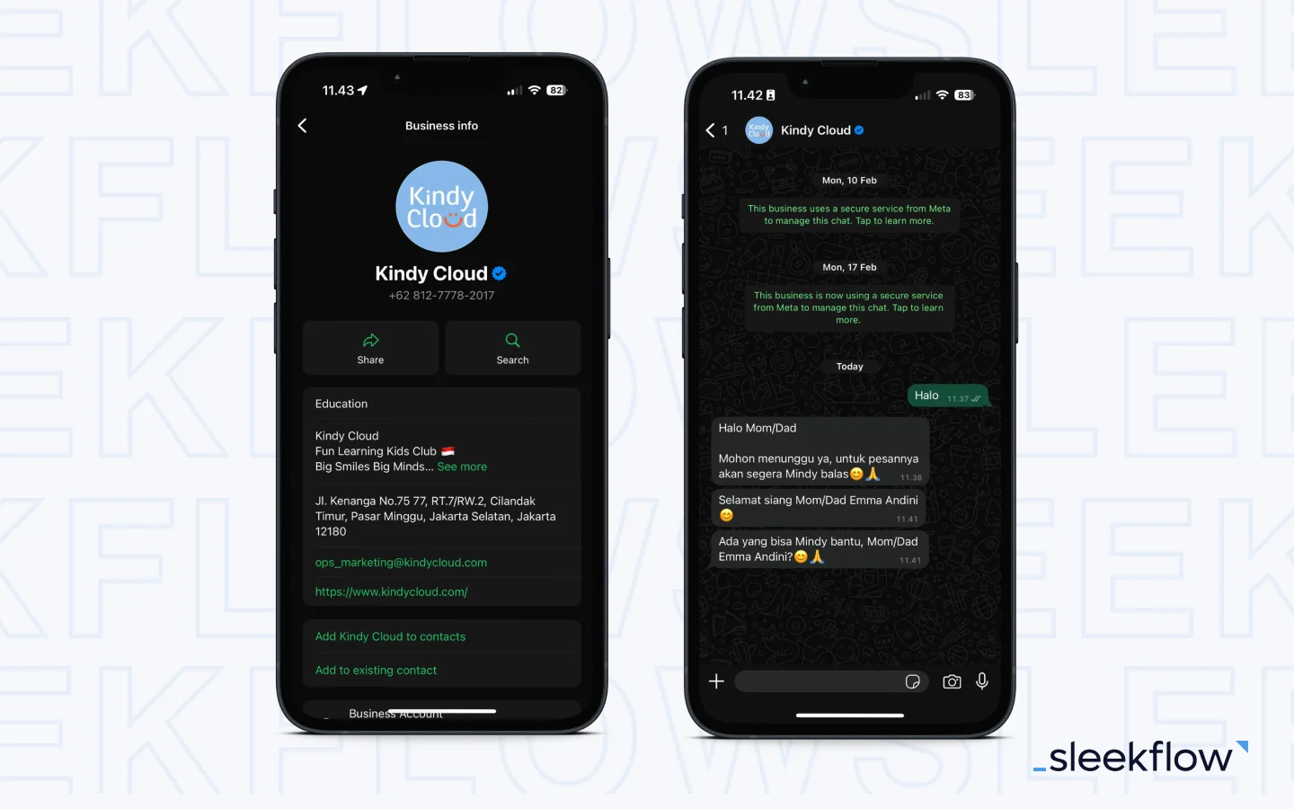 Kindy Cloud WhatsApp Business API