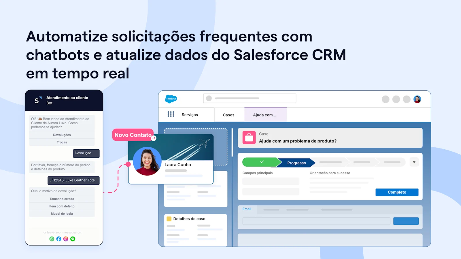 Salesforce - cases - Atendimento