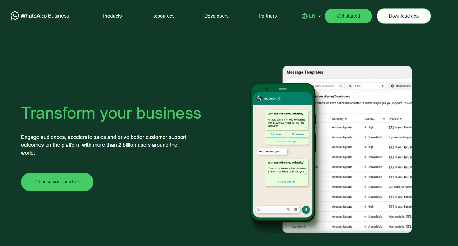 understanding whatsapp business