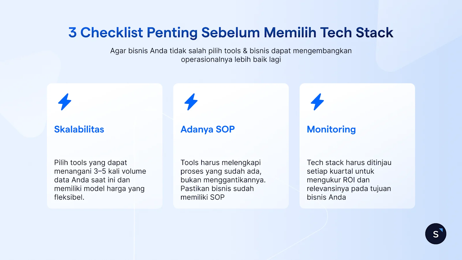 Checklist Tech Stack