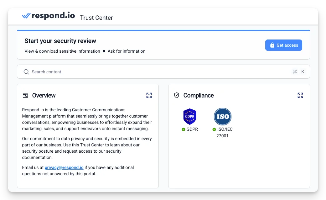 trust center