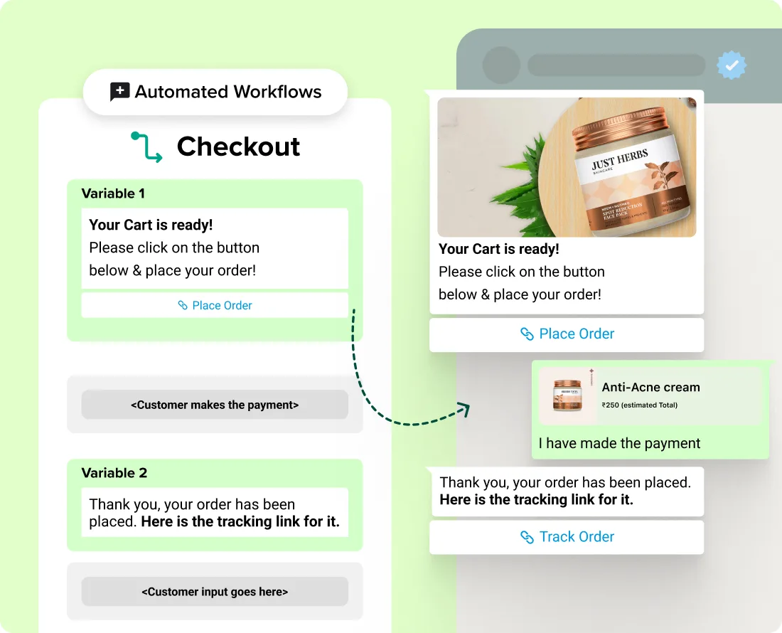 Automation workflow example