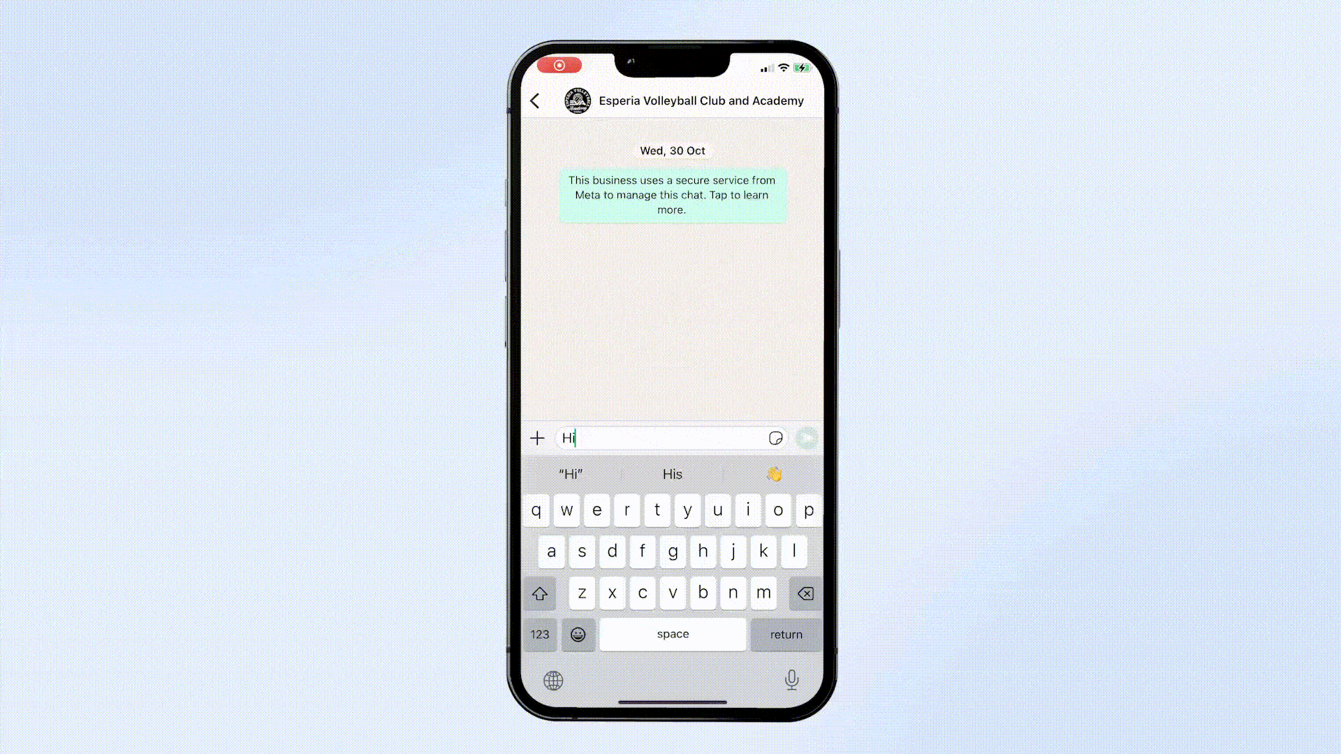 esperia court booking flow