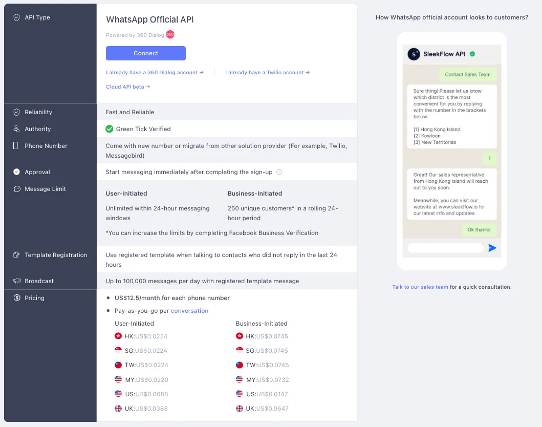 Panduan daftar WhatsApp Business API
