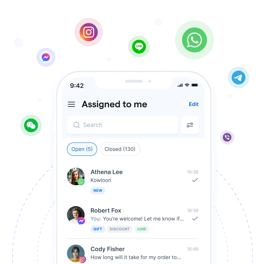 WhatsApp for customer service omnichannel