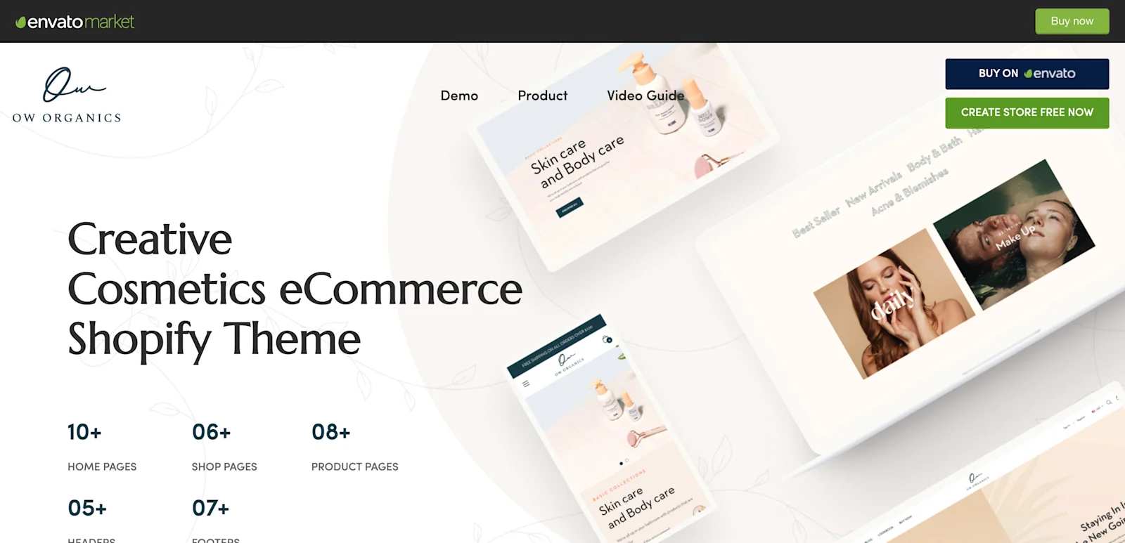 shopify theme oworganic
