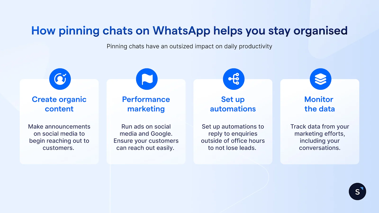 how to pinning whatsapp chats keep you organised