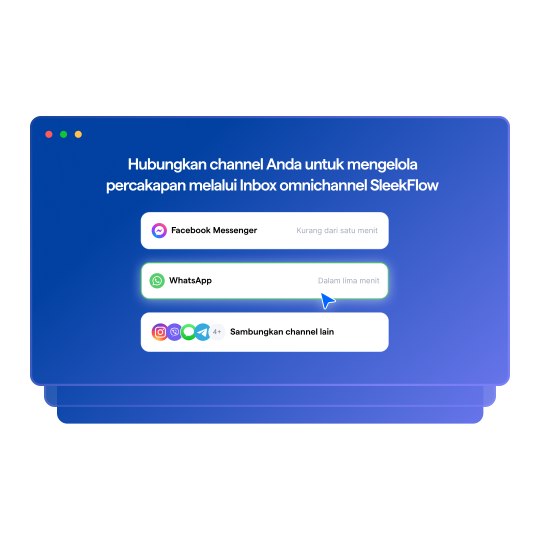 Hubungkan ke Channel Percakapan Anda