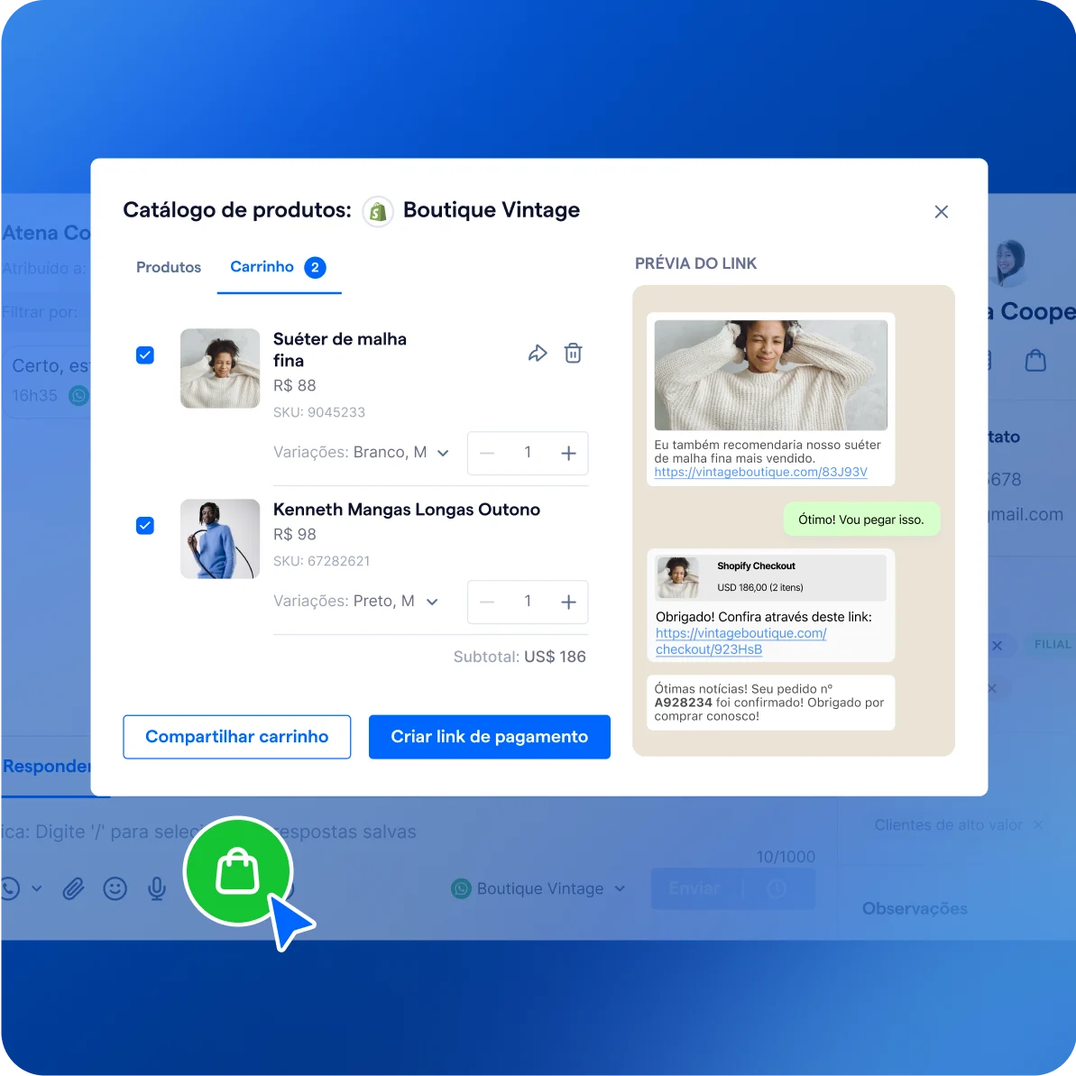 pt br shopify check out