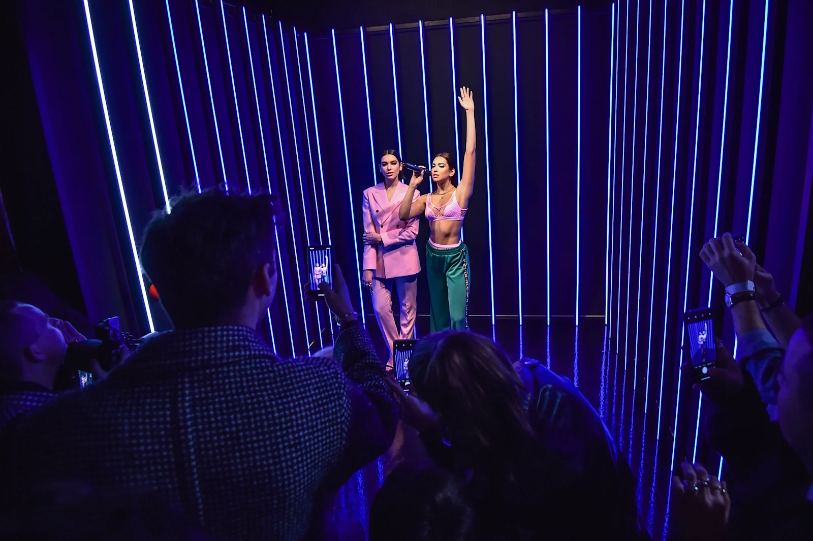 The Dua Lipa Glow Room at Madame Tussauds, designed and built by The Flash Pack.