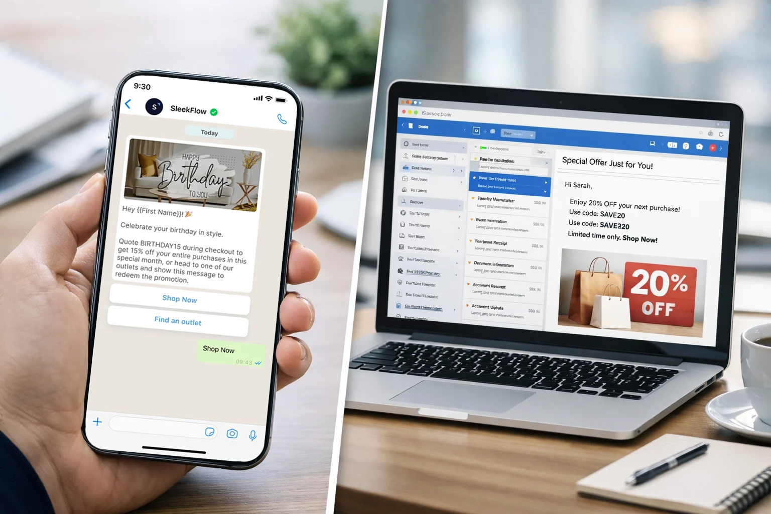 whatsapp vs email uae