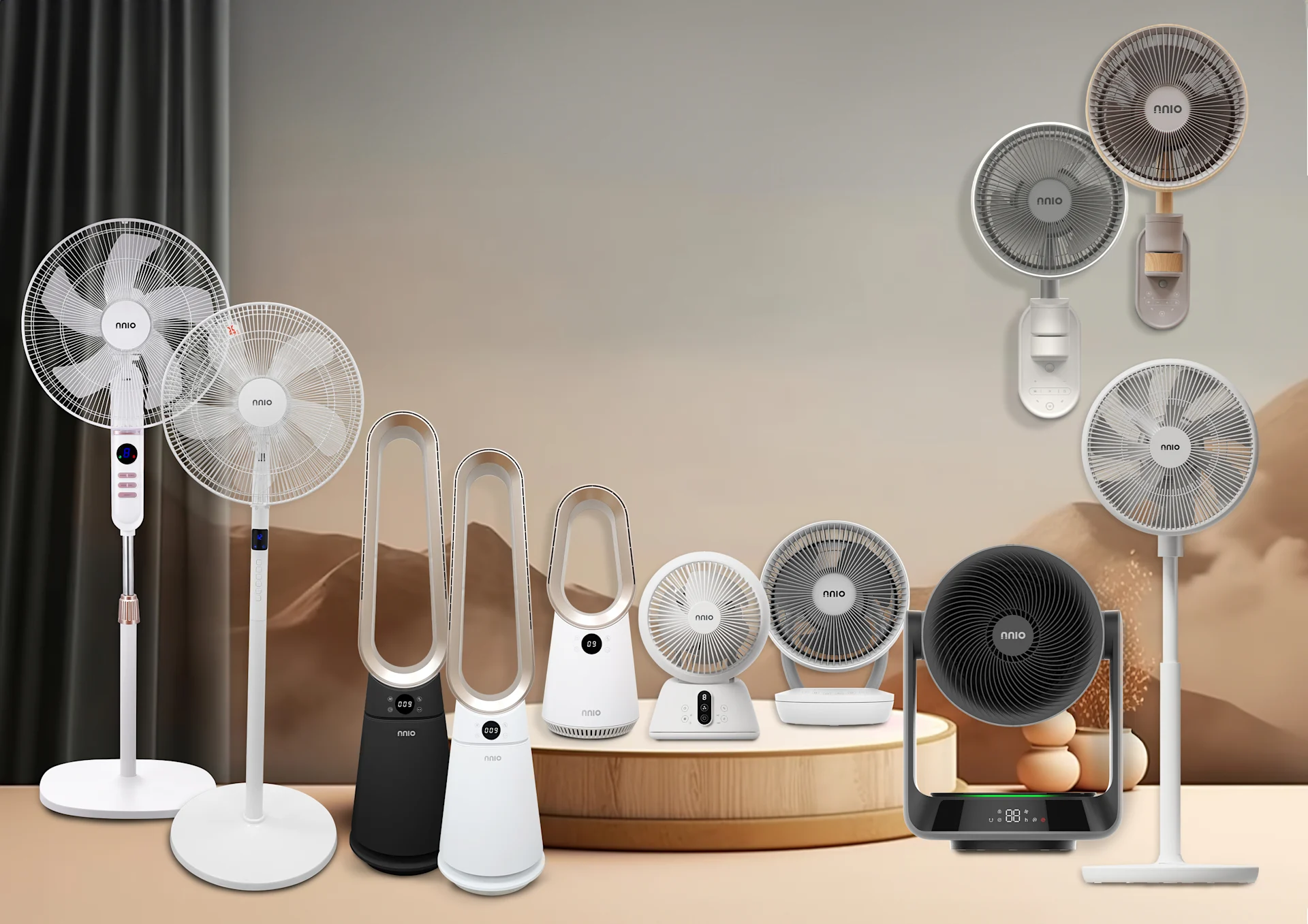 NNIO DC fan family