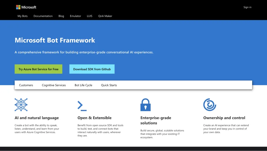 Microsoft Bot Framework