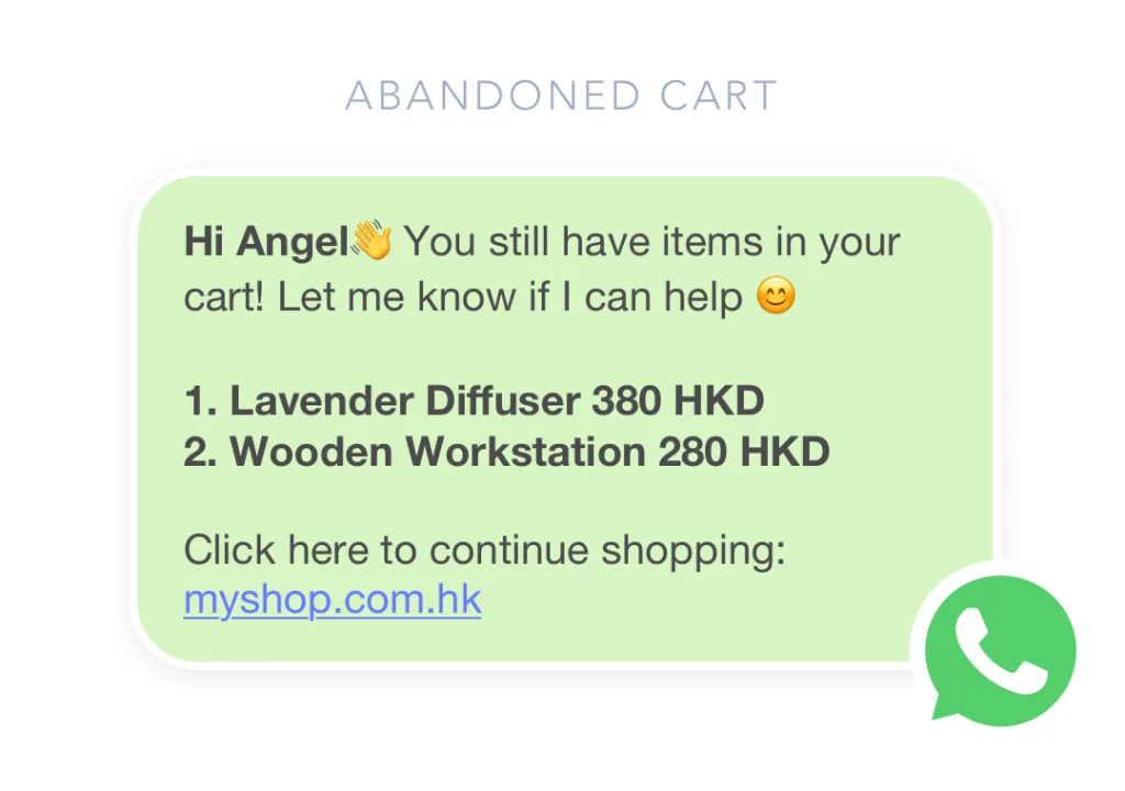 example of whatsapp automation