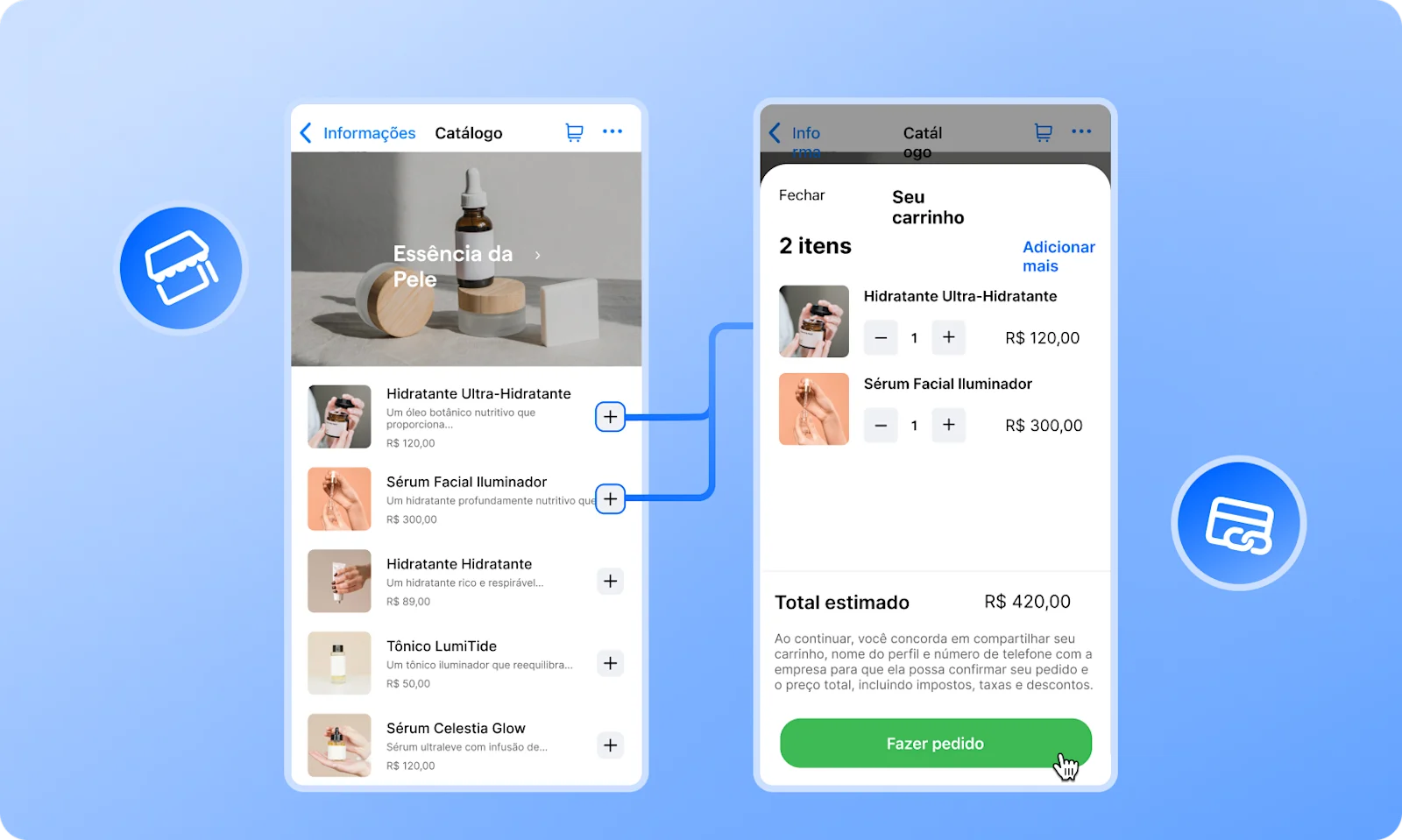 pt br WhatsApp API catalogo