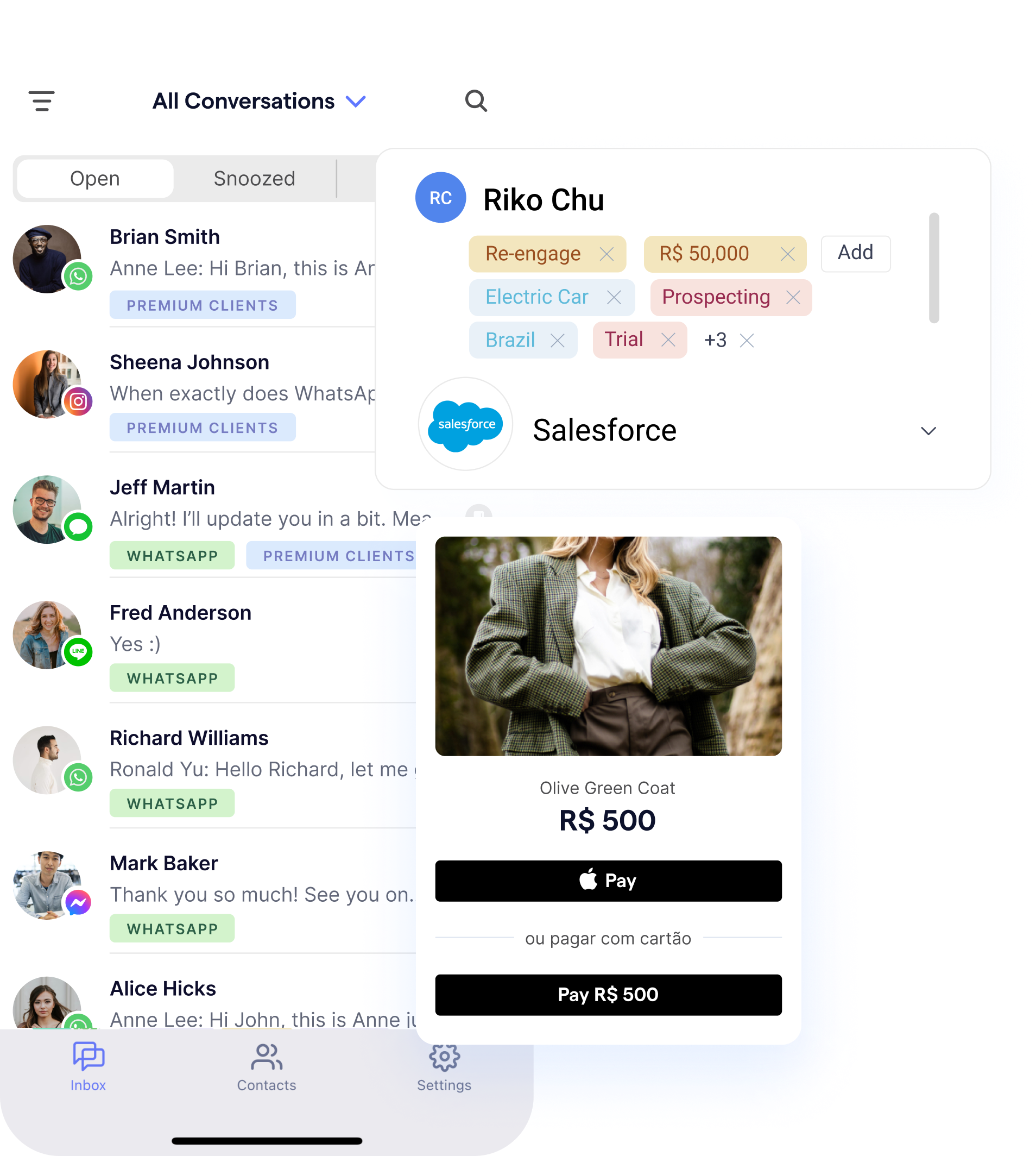 #1 Messagebird Alternative SleekFlow Mobile App