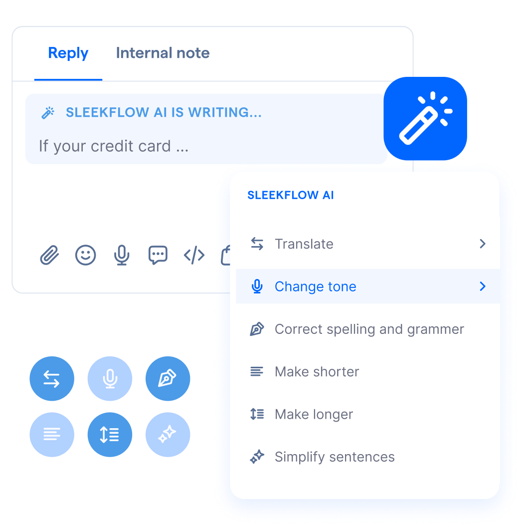 WhatsApp for customer service AI tools