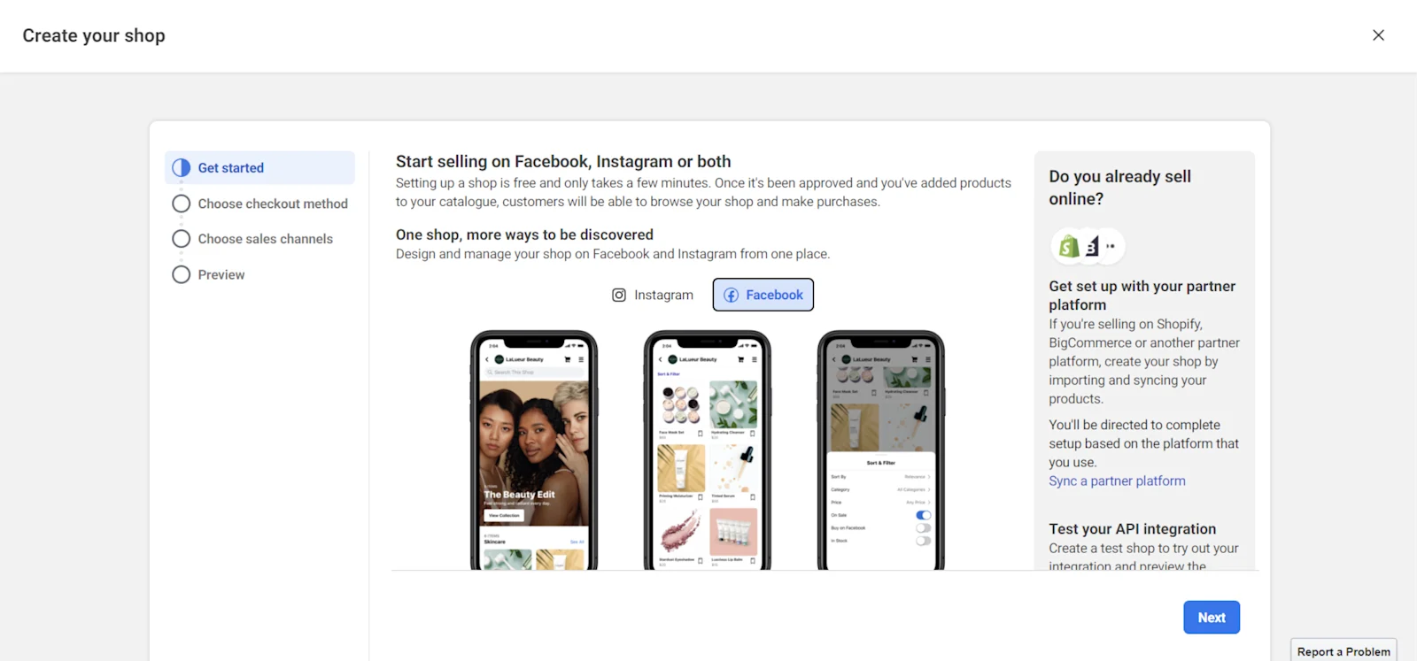 Setting up Facebook Shop in Malaysia