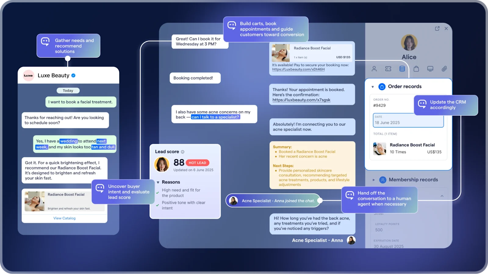 SleekFlow AI sales agent
