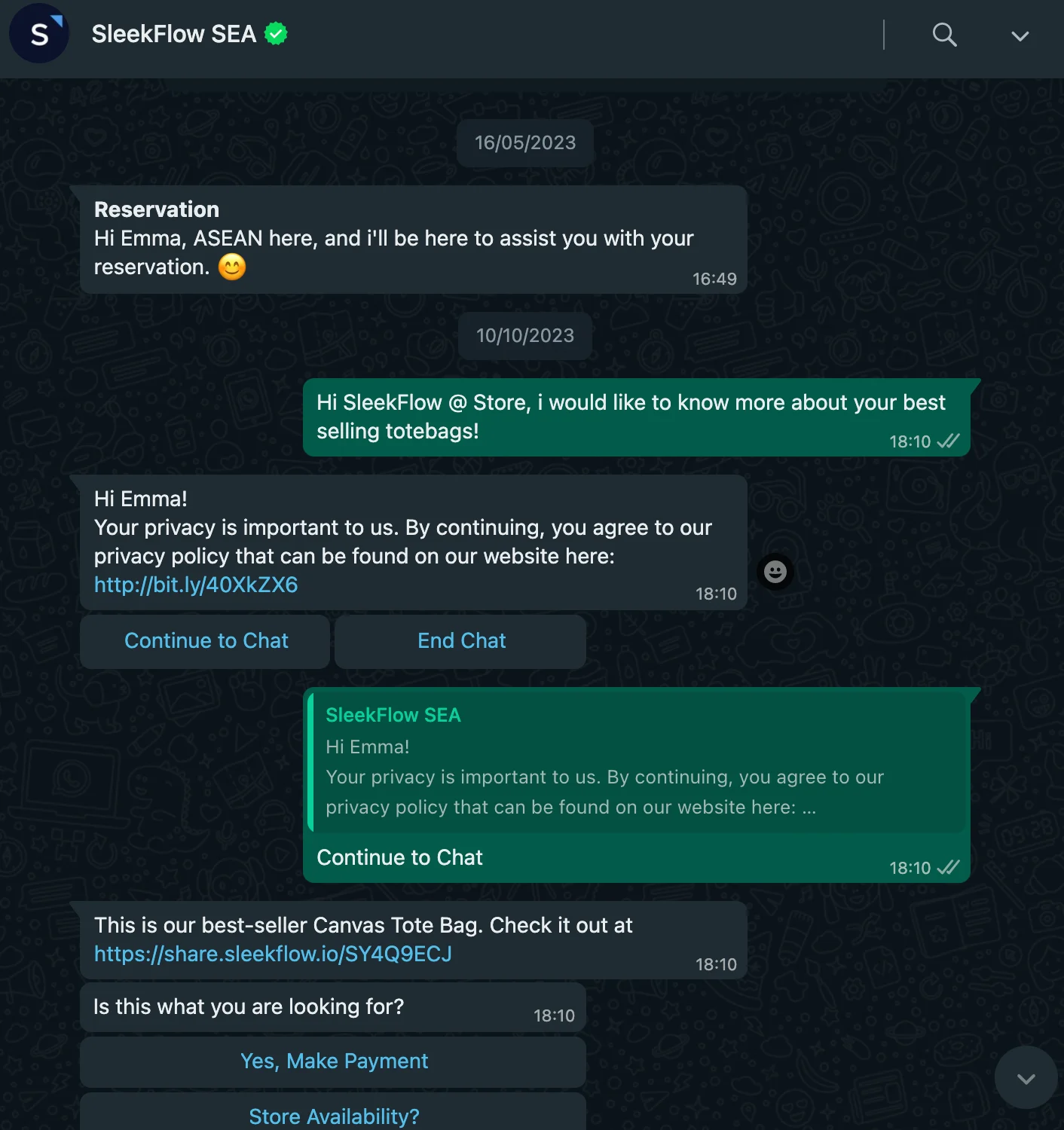Fungsi WhatsApp Chatbot 