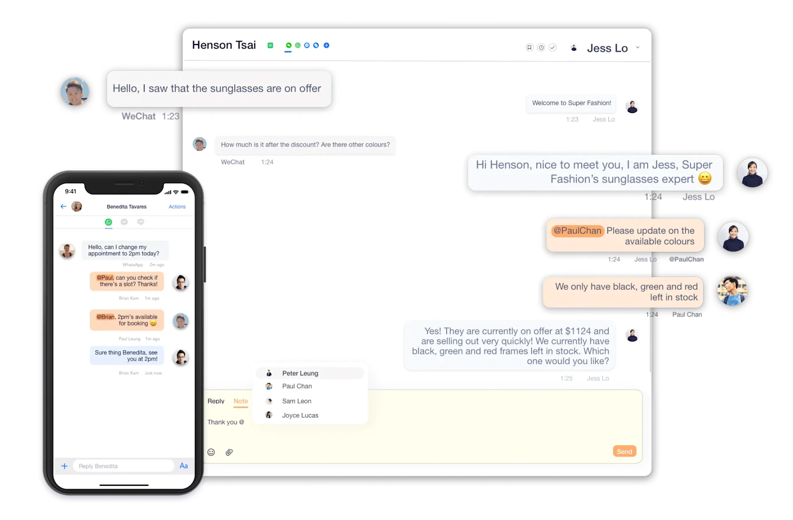 WhatsApp Business vários usuários