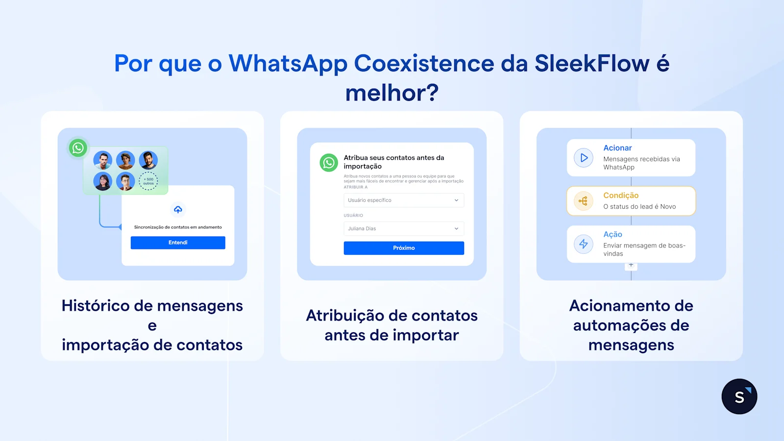 PT BR WhatsApp Coexistence vantagens