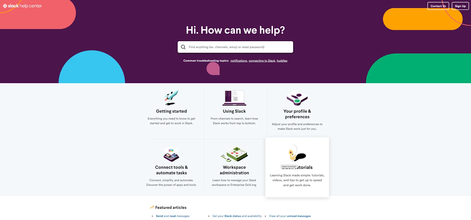 Self-service portal as automated customer service example